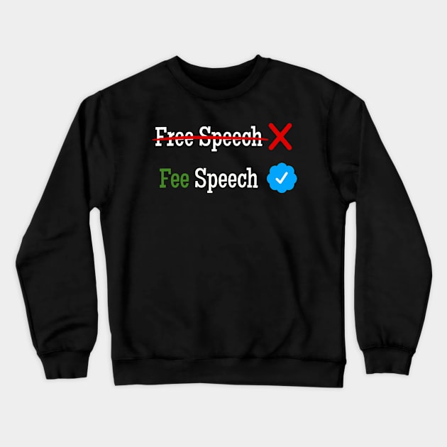 Twitter Verified Crewneck Sweatshirt by FFpopDesigns